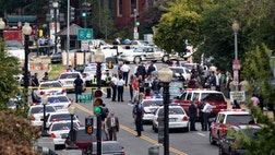 >Emily Wheeler was near the U.S. Capitol Thursday afternoon when she heard what could have been an explosion.“We just heard the gun shots pow pow pow pow – and then a black Infinity driving by and then a whole bunch of cop cars,” she told Fox News. “And then heard another pow pow pow pow like return fire and a kaboom like an explosion almost. I thought it was an explosion but maybe it was a car crash.”