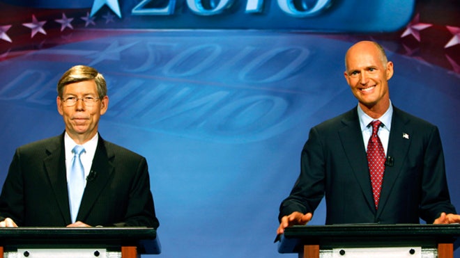Fla. GOP gov candidates McCollum and Scott