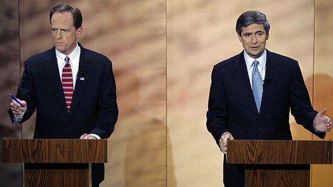 Sestak, Toomey debate in Philly