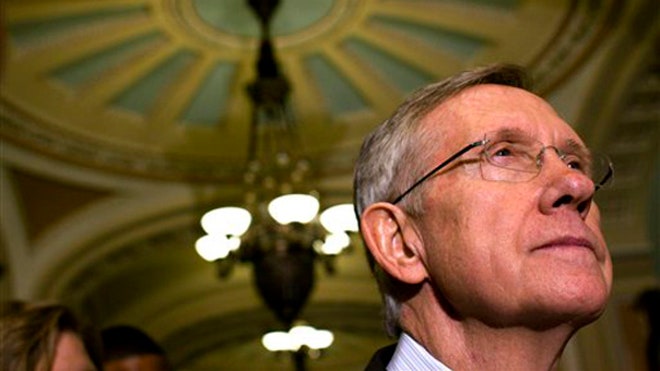 Harry Reid on Capitol Hill