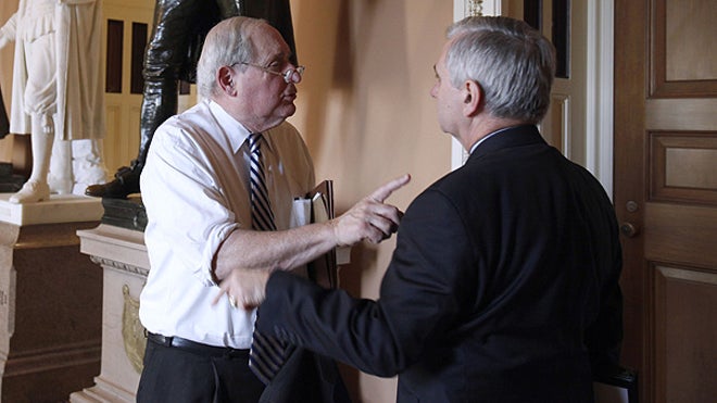 Levin, Reed confer on taxes