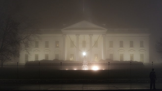 Foggy White House