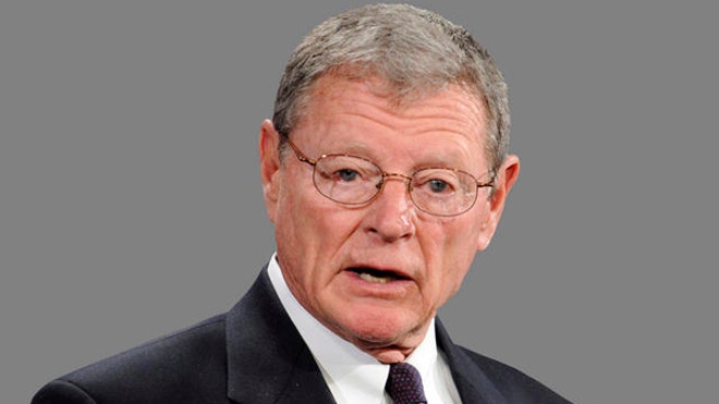 Republican Sen. James Inhofe of Oklahoma