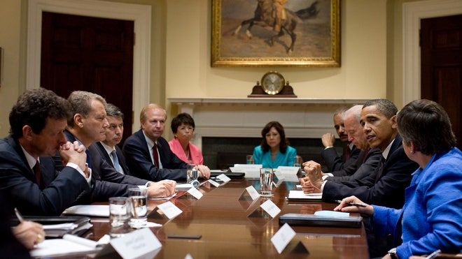 Obama with BP Execs
