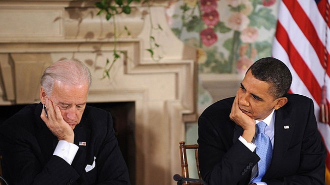 Obama and Biden at health summit