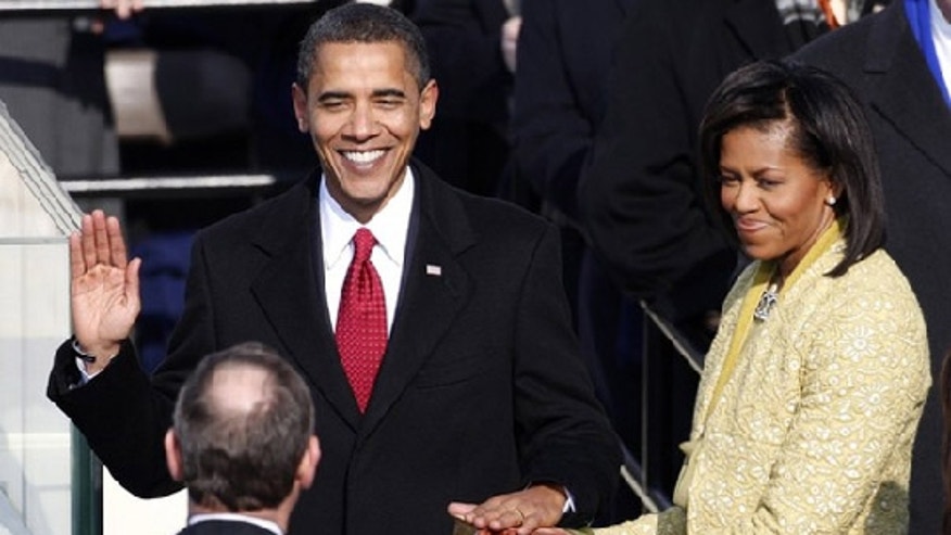Best photo op of the year -- President Obama's inauguration