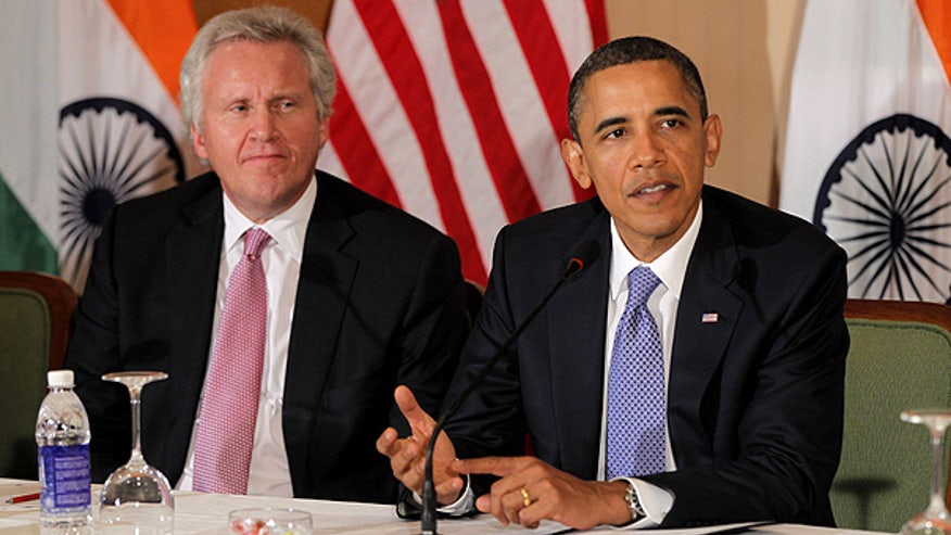 GE's Immelt with Obama