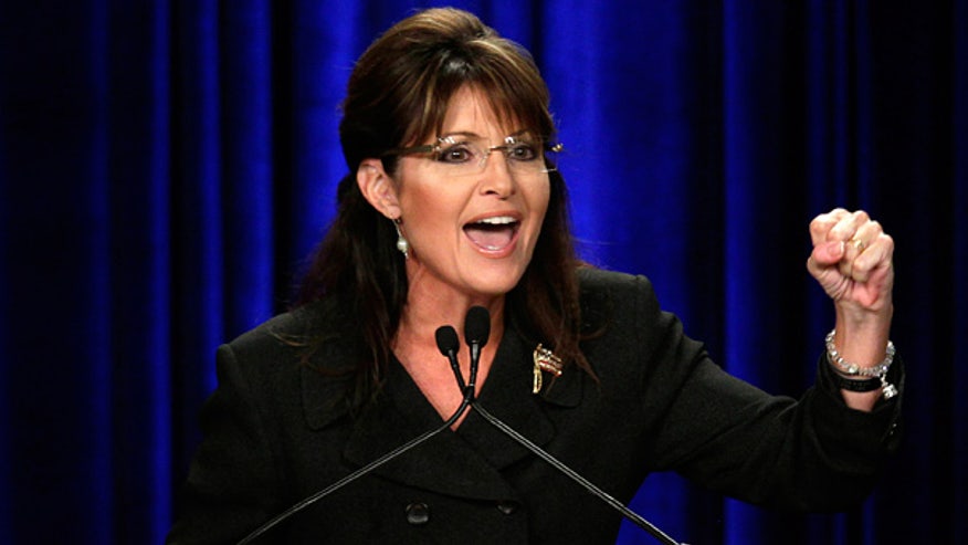 Palin speaks in Anaheim, CA