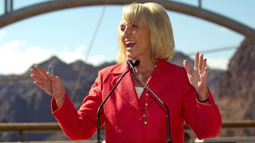 Gov Brewer at Hoover Dam