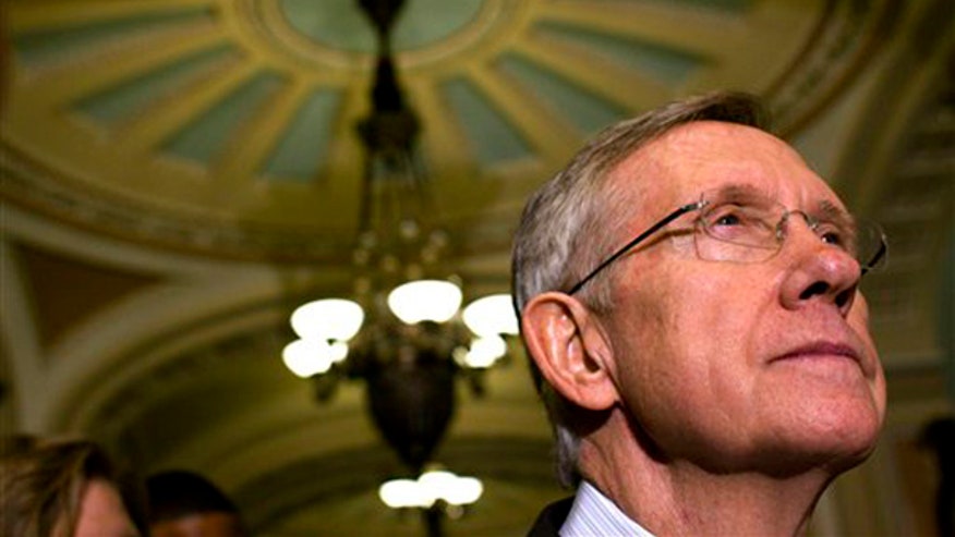 Harry Reid on Capitol Hill