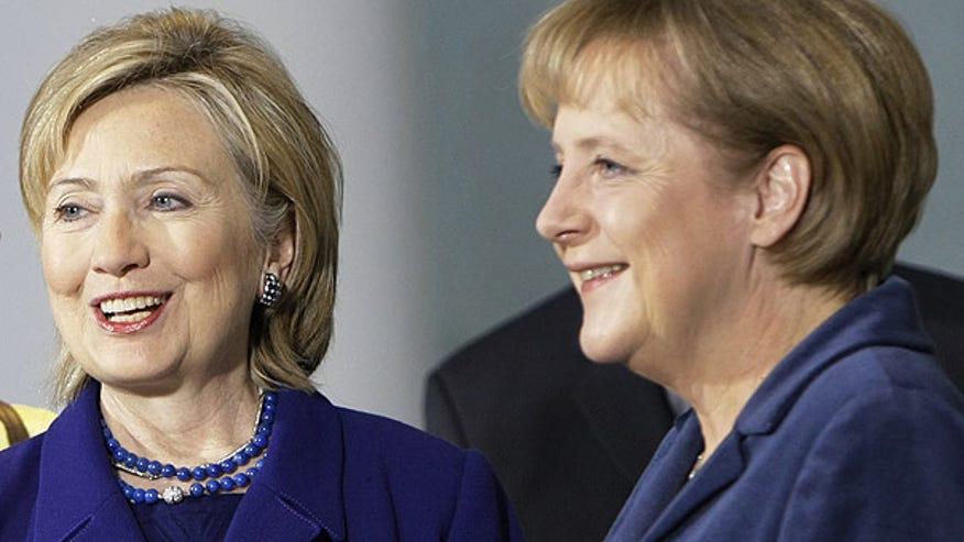 Clinton and Merkel