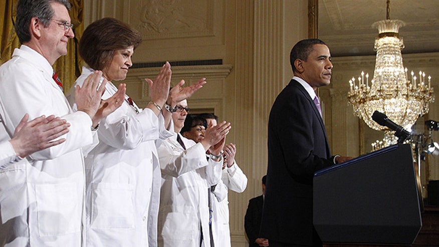 Obama gives health speech