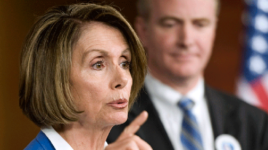 Pelosi speaks on the Hill