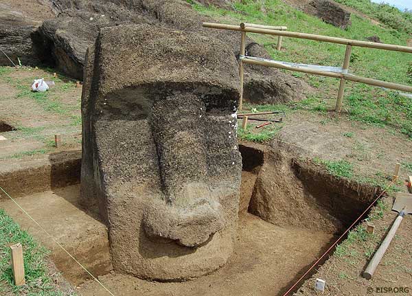 Archaeologists Excavate Easter Island S Statues