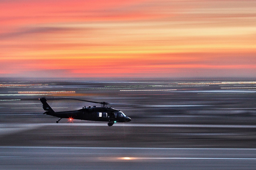 Black Hawk at Dusk