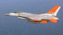 Boeing announced that its first test flight of a F- Fighting Falcon fighter jet modified with unmanned control technology -- drone type tech -- was a success. Could drone fighter jet squadrons be hitting the skies in the not-so-distant future?