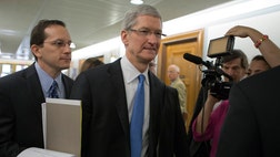 >Apple Inc. is as American as apple pie, and to prove it, the company plans to make its next computer's on U.S. soil, CEO Tim Cook told a Senate panel Tuesday.