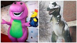 Here's a test of your dinosaur knowledge: Did Tyrannosaurus rex stand upright, with its tail on the ground?              