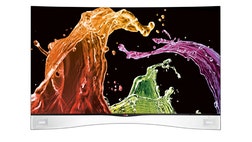 >Flat screens have been a selling point for TVs for more than a decade. Now, LG and Samsung are making a selling point of screens that are not flat.