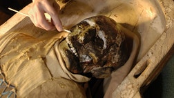 >A 2,500-year-old Egyptian mummy has come out of his coffin in Boston to undergo cleaning and restoration at Massachusetts General Hospital.