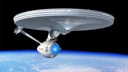 A loophole in Einstein's general theory of relativity could allow a ship to traverse vast distances in less time than it would take light. The trick? It's not the starship that's moving — it's the space around it.