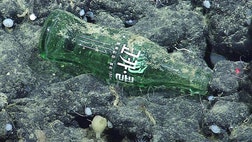 Deep-sea roving robots have captured images of rubbish resting up to . miles underwater in a Great Pacific Garbage Patch.