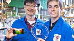 >It's a tall order: make a material that conducts electricity, stretches like rubber, expands and contracts when hit with electric current, and is clear as glass. There have been many attempts, but they've all fallen short.