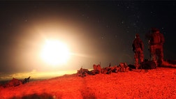 >Day or night, the Army, Navy and Air Force battle on with a dizzying array of military technology.