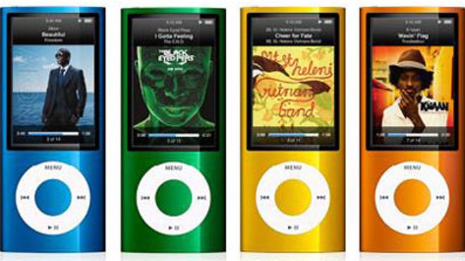 iPod Nanos Side by Side