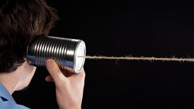 Tin can phone