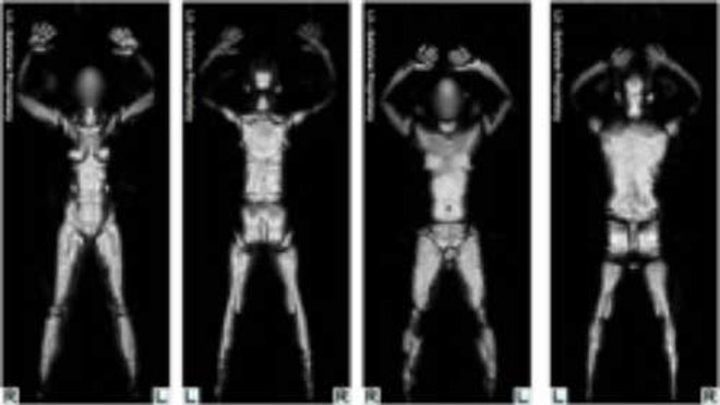 Scan from a Millimeter Wave Detector