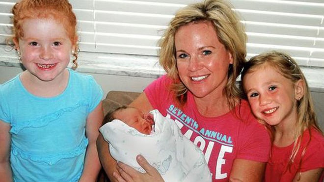 Jacque Sue Waller with kids