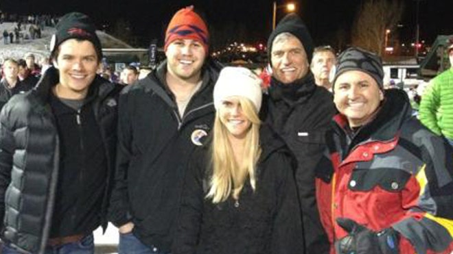 Lauren Scruggs skiiing