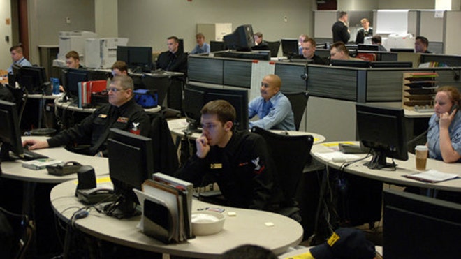 U.S. Navy Cyber Defense Operations Command monitor