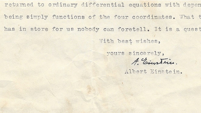 Albert einstein research paper