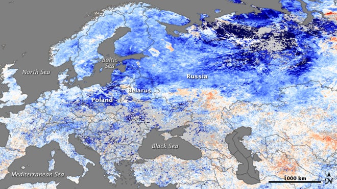 Deadly Cold Across Europe and Russia