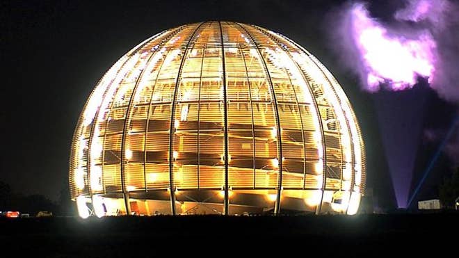 Large Hadron Collider dome