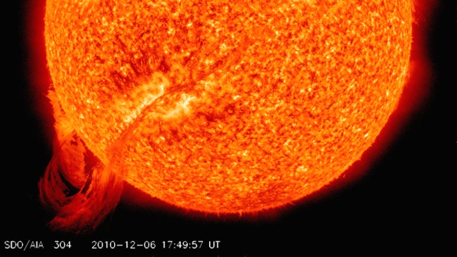 Huge Sun Eruption