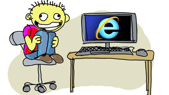 internet explorer users are dumber