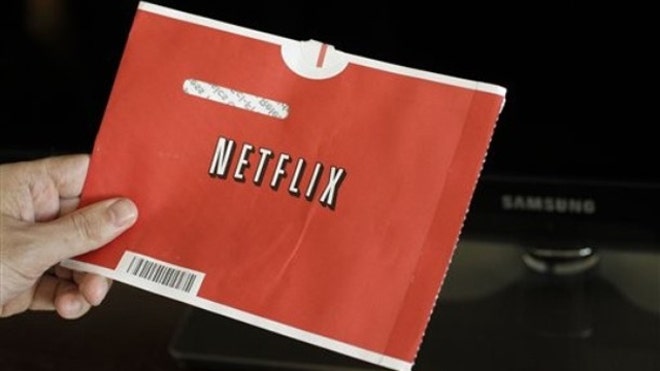Netflix Red Envelope in hand AP