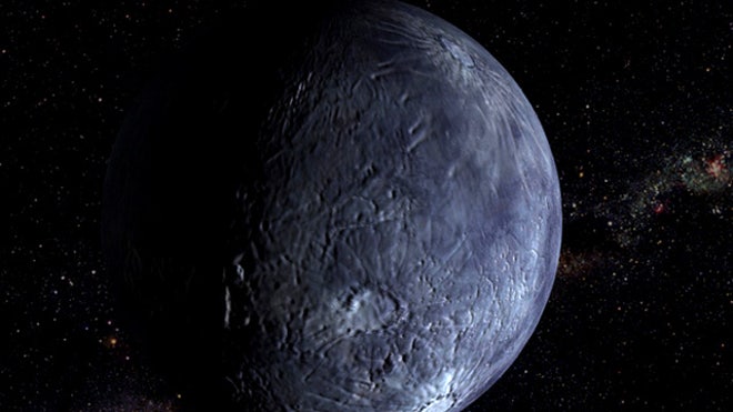 An illustration of Quaoar