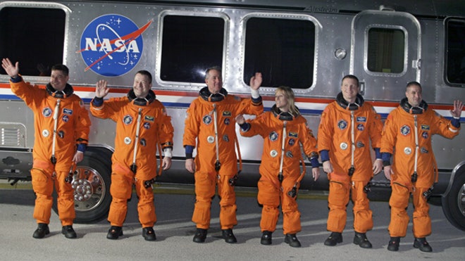 shuttle Endeavour crew