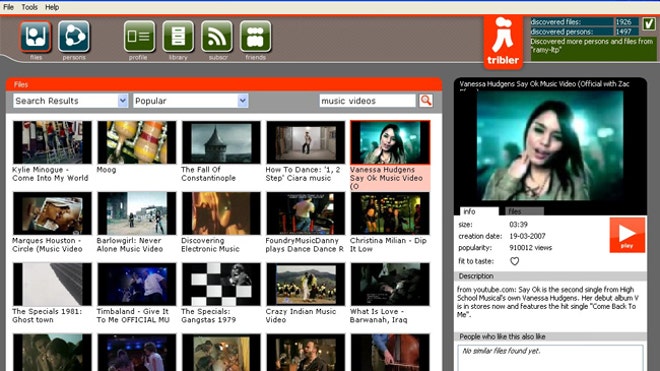 tribler file sharing software