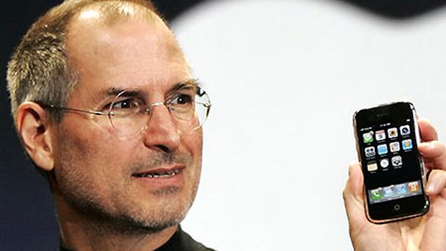 Steve Jobs with iPhone