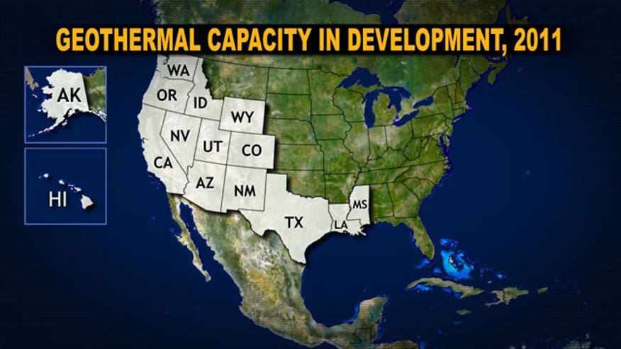MAP: Geothermal Development 2011
