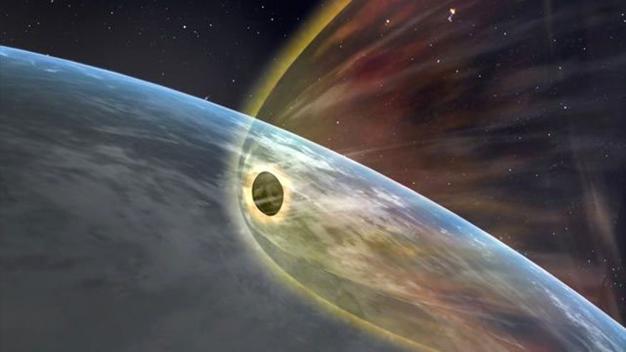 Hayabusa asteroid probe returning to Earth