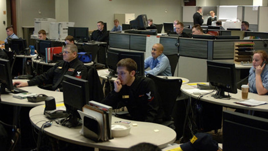 U.S. Navy Cyber Defense Operations Command monitor