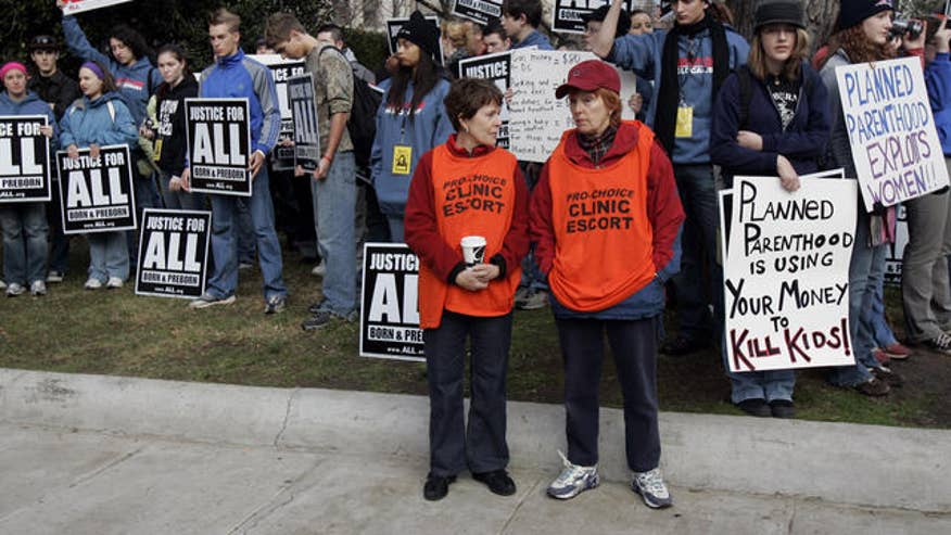 abortion protest outside planned parenthood in DC