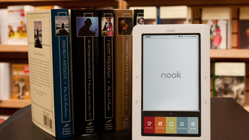 Barnes and Noble Nook with Paperbacks