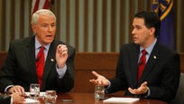 Democrat Tom Barrett said Sunday that Republican Gov. Scott Walker could have avoided being forced into a recall election if he had focused on creating jobs, as he had promised, instead of trying to destroy his political opponents.